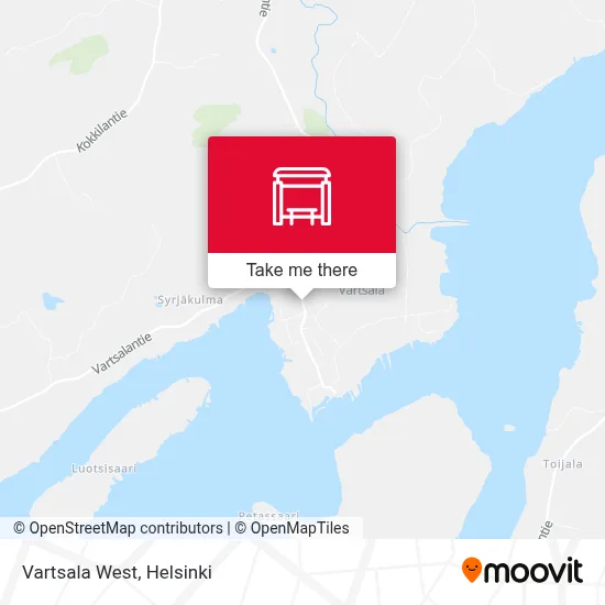 Vartsala West map
