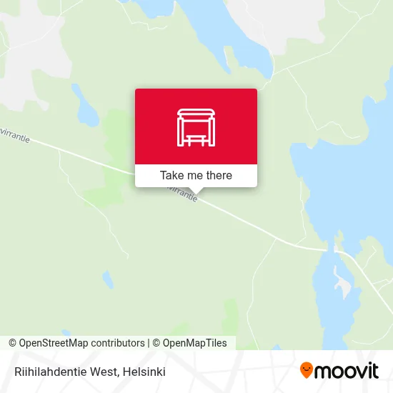 Riihilahdentie West map
