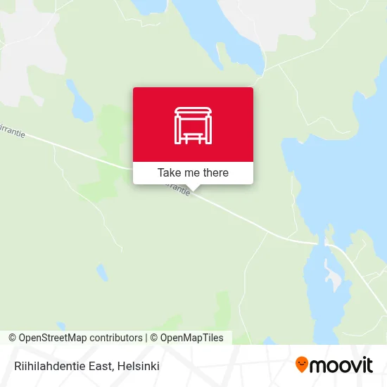 Riihilahdentie East map