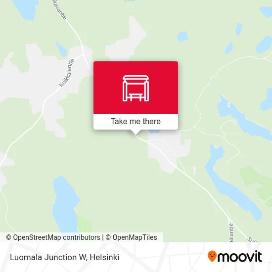Luomala Junction W map