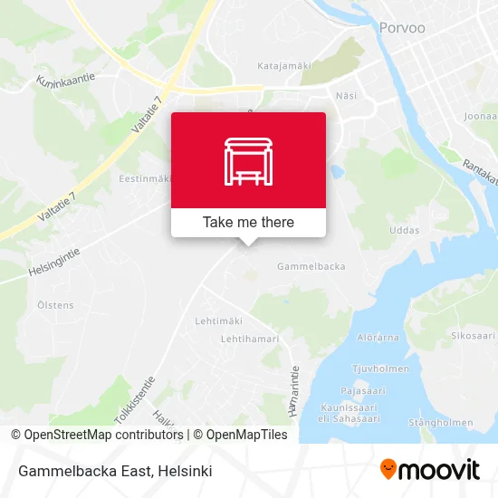 Gammelbacka East map