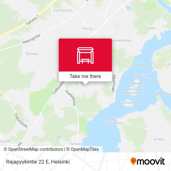 Rajapyykintie 22 E map