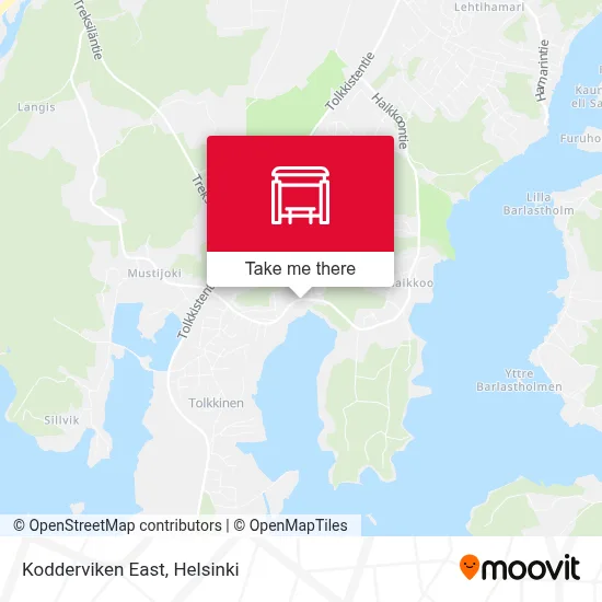 Kodderviken East map