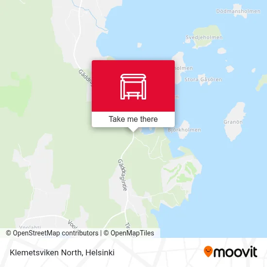 Klemetsviken North map