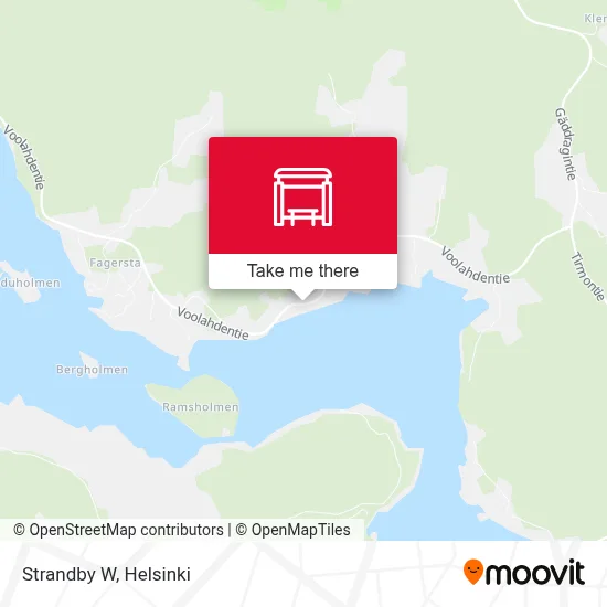 Strandby W map