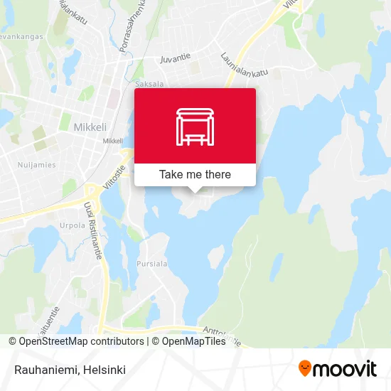 Rauhaniemi map