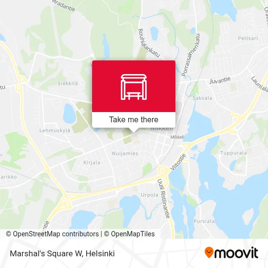 Marshal's Square W map