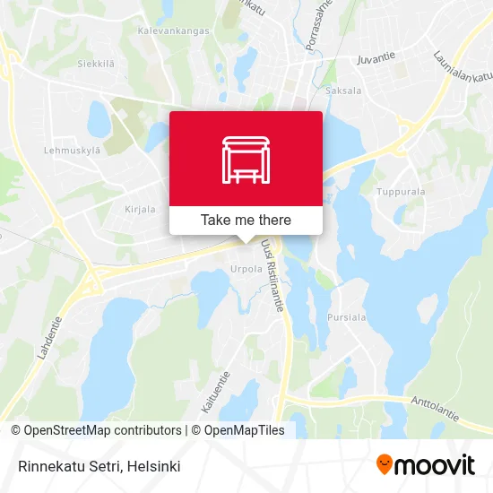 Rinnekatu Setri map