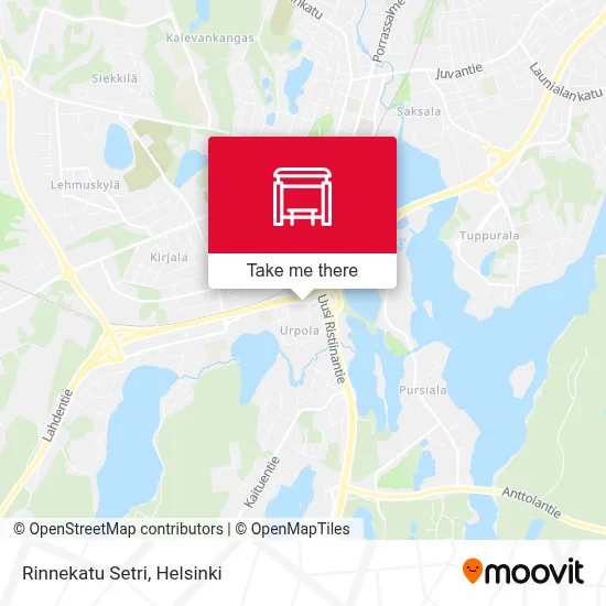 Rinnekatu Setri map