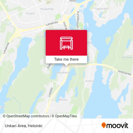 Unkari Area map