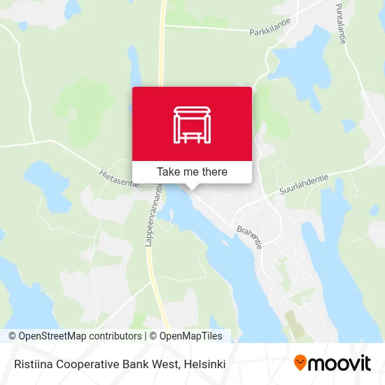 Ristiina Cooperative Bank West map