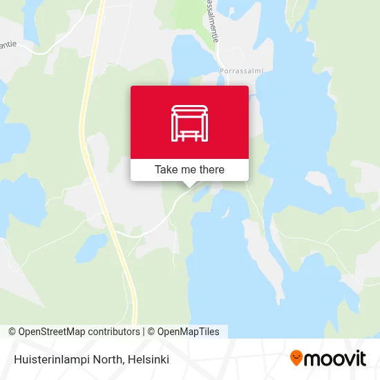 Huisterinlampi North map