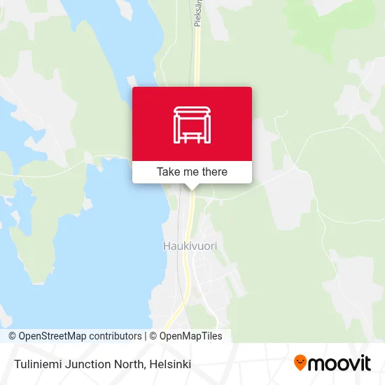 Tuliniemi Junction North map