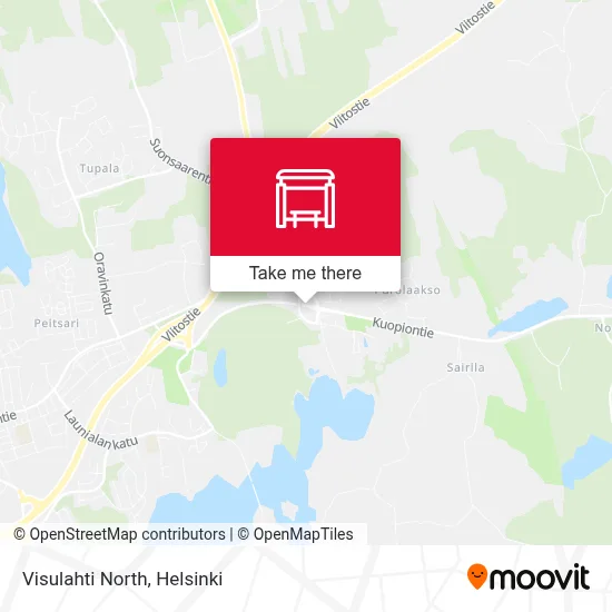 Visulahti North map