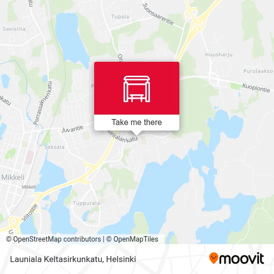 Launiala Keltasirkunkatu map