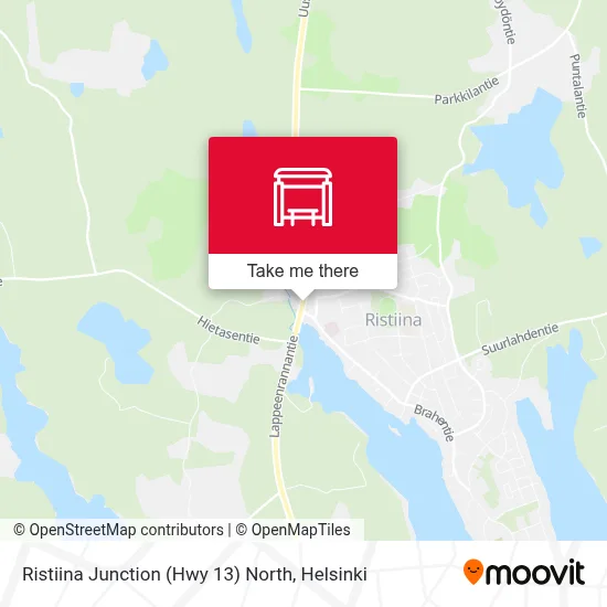 Ristiina Junction (Hwy 13) North map