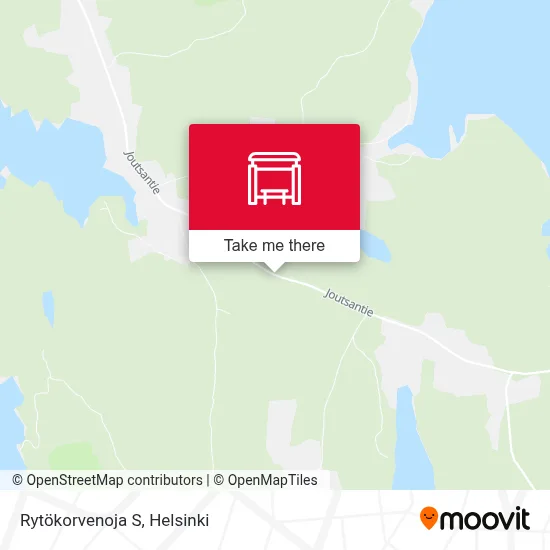 Rytökorvenoja S map