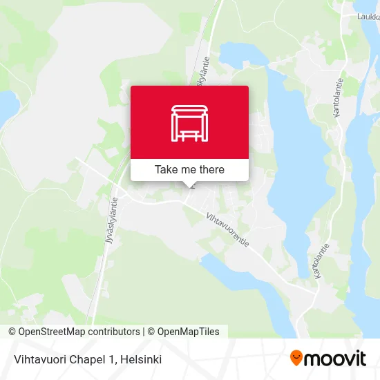 Vihtavuori Chapel 1 map