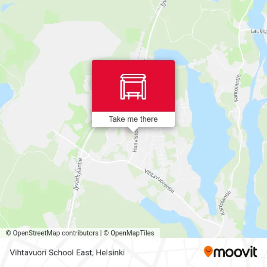 Vihtavuori School East map