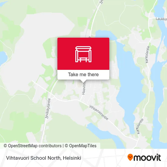 Vihtavuori School North map