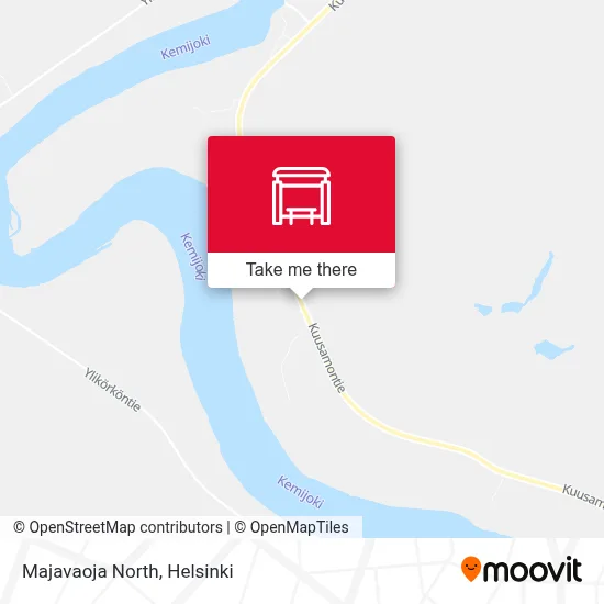Majavaoja North map