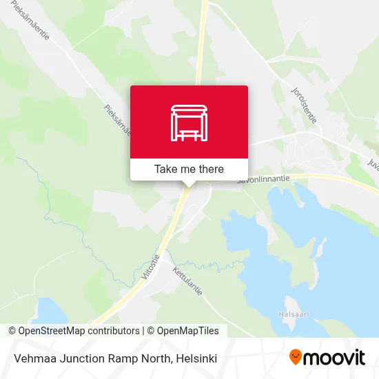 Vehmaa Junction Ramp North map