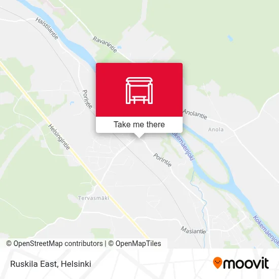 Ruskila East map
