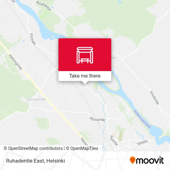 Ruhadentie East map