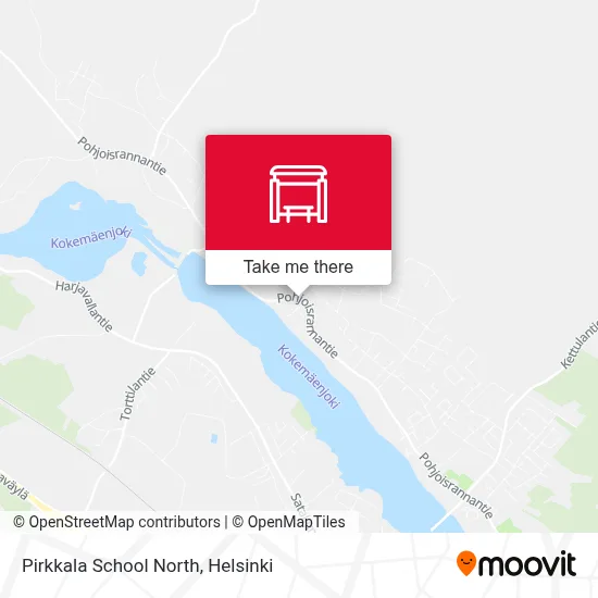 Pirkkala School North map