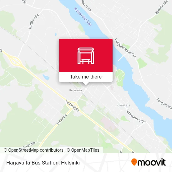 Harjavalta Bus Station map