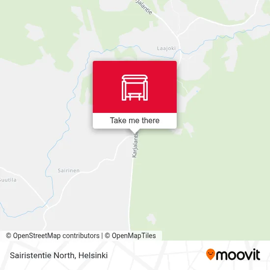 Sairistentie North map