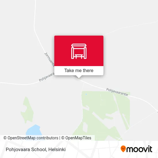Pohjovaara School map