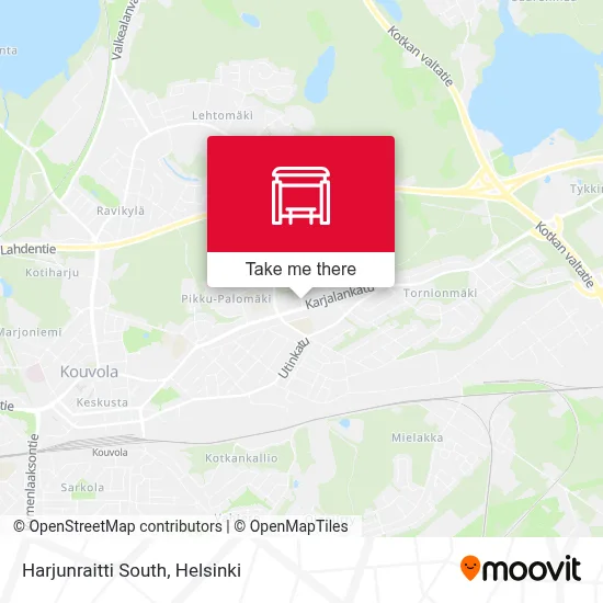 Harjunraitti South map