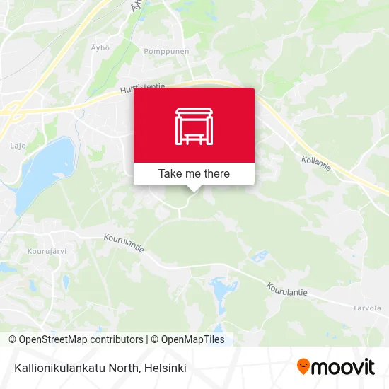 Kallionikulankatu North map