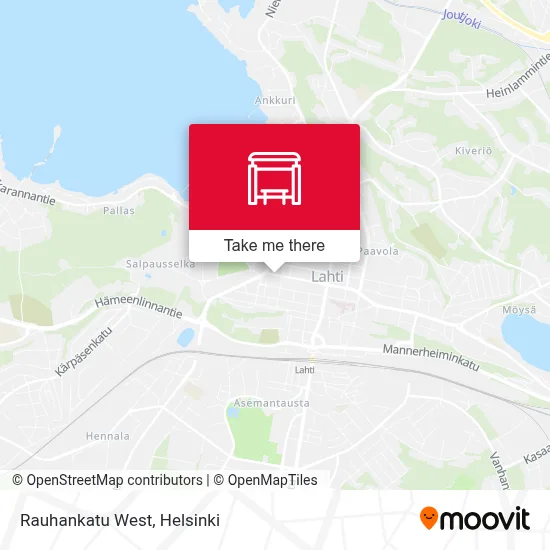 Rauhankatu West map