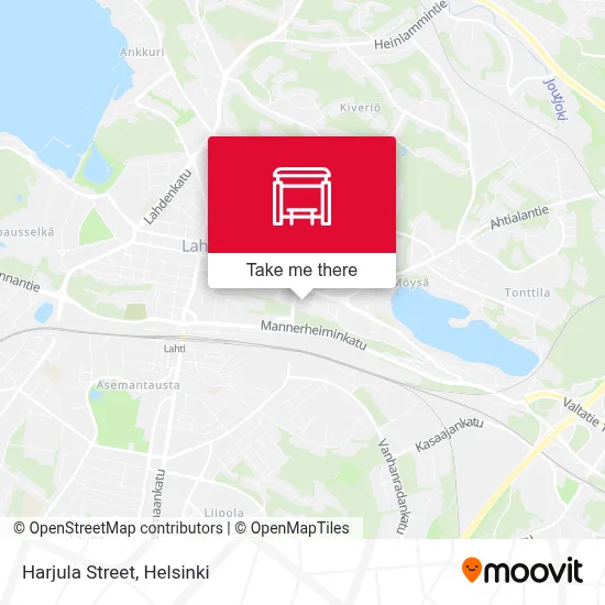 Harjula Street map