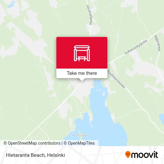 Hietaranta Beach map