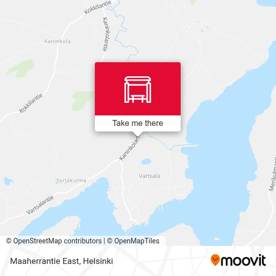 Maaherrantie East map