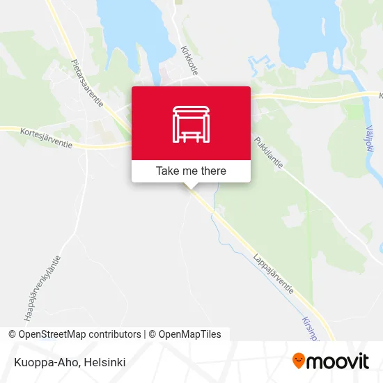 Kuoppa-Aho map