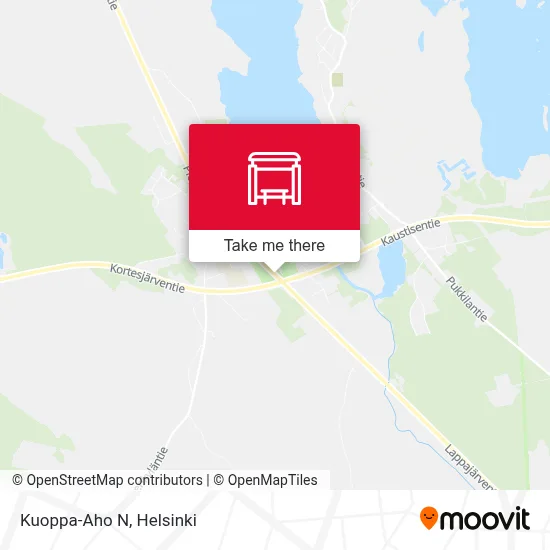 Kuoppa-Aho N map
