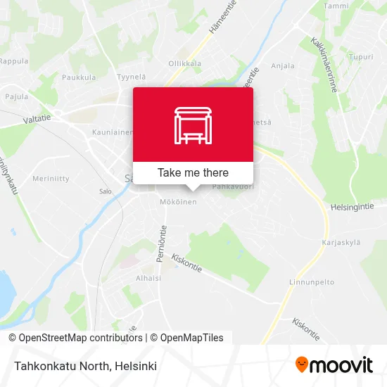 Tahkonkatu North map