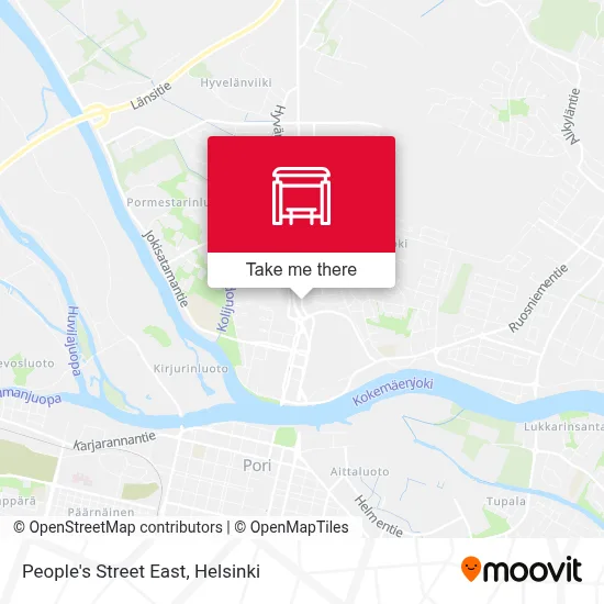 People's Street East map