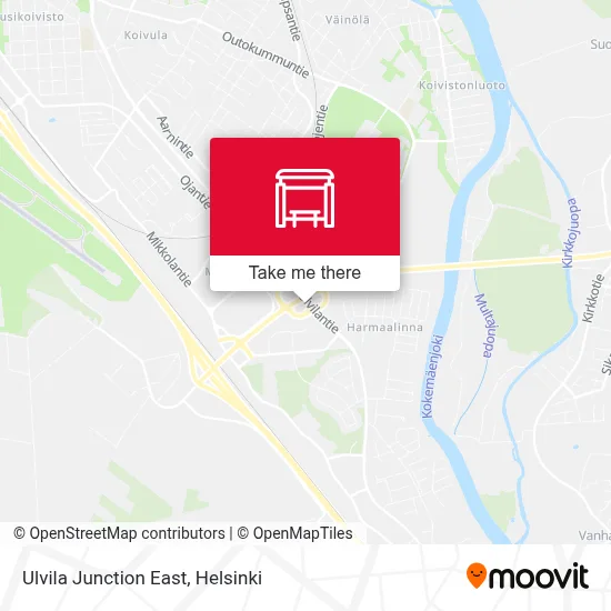 Ulvila Junction East map
