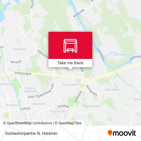 Sotilastorpantie N map