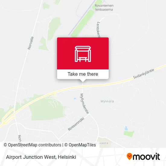 Airport Junction West map