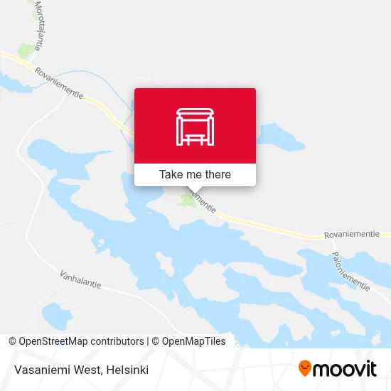 Vasaniemi West map