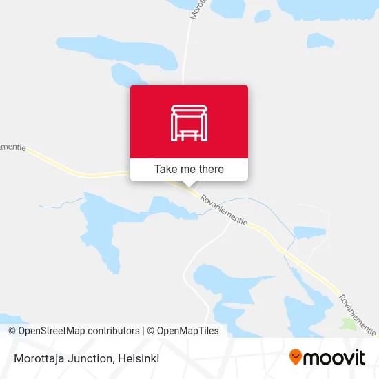 Morottaja Junction map