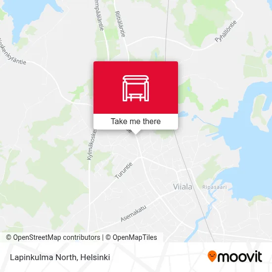 Lapinkulma North map