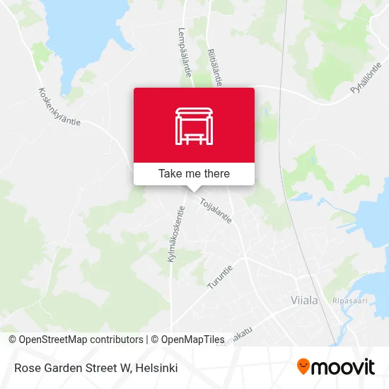 Rose Garden Street W map