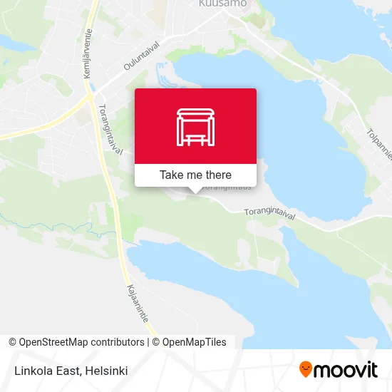 Linkola East map